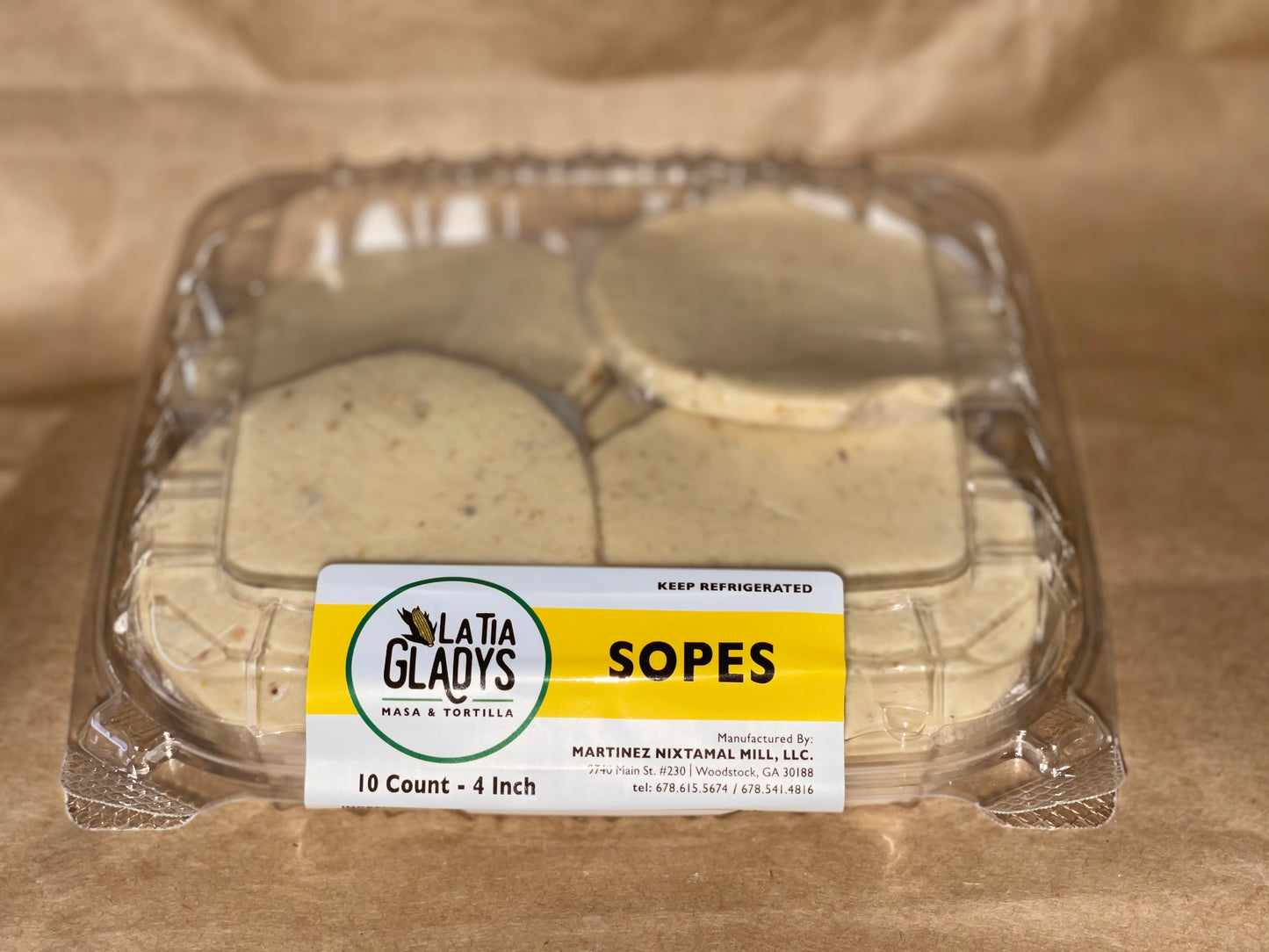 Gorditas / Sopes - 10 Count